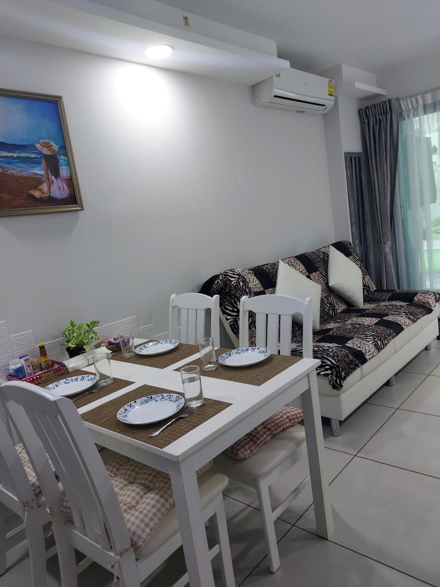 Двух-Комнатная Квартира В Кондоминимуме "Tropikal Garden" Pattaya Ngoại thất bức ảnh
